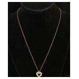 14K Gold Earrings and Necklace