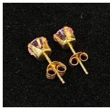 14K Gold Earrings and Necklace