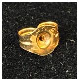 14K Gold Earrings and Necklace