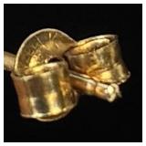 14K Gold Earrings and Necklace