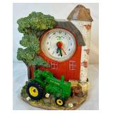 Large Assortment of John Deere Collectables - Includes: Wall Signs, Cookie Jar, Wall Watch, 2 Desk Clocks, "Daddy Large Assortment of John Deere Collectables - Includes: Wall Signs, Cookie Jar, Wall Watch, 2 Desk Clocks, "Daddy
