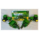 Collection of Assorted John Deere 1/64 - 2 Plastic 7410, ERTL Die Cast 8285R Tractor with 2700 Mulch Ripper,2 ERTL Die Cast AMT 600 Collection of Assorted John Deere 1/64 - 2 Plastic 7410, ERTL Die Cast 8285R Tractor with 2700 Mulch Ripper,2 ERTL Die Cast AMT 600