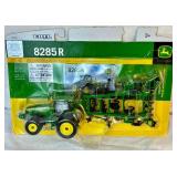 Collection of Assorted John Deere 1/64 - 2 Plastic 7410, ERTL Die Cast 8285R Tractor with 2700 Mulch Ripper,2 ERTL Die Cast AMT 600 Collection of Assorted John Deere 1/64 - 2 Plastic 7410, ERTL Die Cast 8285R Tractor with 2700 Mulch Ripper,2 ERTL Die Cast AMT 600