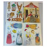 Collection of Vintage Paper Dolls: Includes The Ginghams Paper Dolls Play Sets and Books - 11 Pieces Total Collection of Vintage Paper Dolls: Includes The Ginghams Paper Dolls Play Sets and Books - 11 Pieces Total