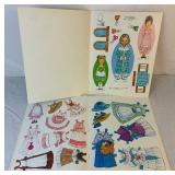 Collection of Vintage Paper Dolls: Includes The Ginghams Paper Dolls Play Sets and Books - 11 Pieces Total Collection of Vintage Paper Dolls: Includes The Ginghams Paper Dolls Play Sets and Books - 11 Pieces Total