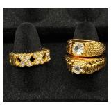 31 Gold Tone Rings Sizes 8-9 31 Gold Tone Rings Sizes 8-9
