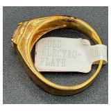 Collection of 31 Gold Tone Rings Sizes 9-10.5 Collection of 31 Gold Tone Rings Sizes 9-10.5