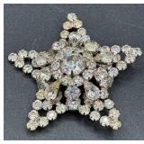 Star Shaped Rhinestone Brooches Star Shaped Rhinestone Brooches