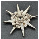 Star Shaped Rhinestone Brooches Star Shaped Rhinestone Brooches