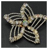 Star Shaped Rhinestone Brooches Star Shaped Rhinestone Brooches