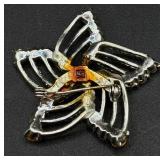 Star Shaped Rhinestone Brooches Star Shaped Rhinestone Brooches