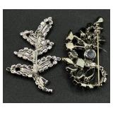 Variety of Rhinestone Brooches and Pins Variety of Rhinestone Brooches and Pins