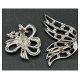 Variety of Rhinestone Brooches and Pins Variety of Rhinestone Brooches and Pins