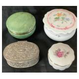 Jewelry/Trinket Box Collection - 4 Pieces