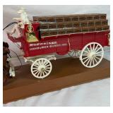 Vintage Budweiser Clydesdale 8 Horse Hitch Beer Wagon