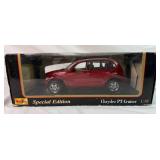 Assortment of 11 1:24 Scale Diecast Models plus 1:18 Scale PT Cruiser