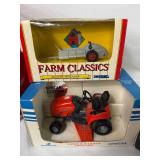 Collection of Ertl Implements and Case STX450 plus Grinder/Mixer Mill