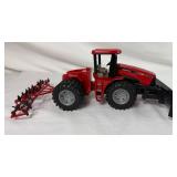 Collection of Ertl Implements and Case STX450 plus Grinder/Mixer Mill