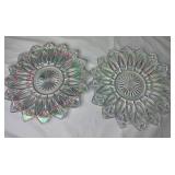 Vintage Federal Glass Iridescent Petal Glassware Collection Vintage Federal Glass Iridescent Petal Glassware Collection