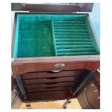 Jewelry Armoire Package - 2 Pieces, Armoire and 6 Drawer Jewelry Box