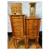 Jewelry Armoire Bundle - 4 Pieces