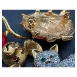 Assortment of Animal Pins, Necklaces and Pendants