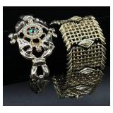 Vintage White Gold Tone Necklaces, Bracelets, Earrings and Pins