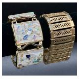 Vintage White Gold Tone Necklaces, Bracelets, Earrings and Pins