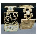 Vintage White Gold Tone Necklaces, Bracelets, Earrings and Pins