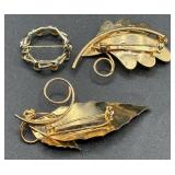 Vintage White Gold Tone Necklaces, Bracelets, Earrings and Pins