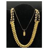 Vintage White Gold Tone Necklaces, Bracelets, Earrings and Pins