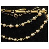 Vintage White Gold Tone Necklaces, Bracelets, Earrings and Pins