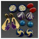 Vintage Enamel Jewelry, Cloisonne Bracelets and Rings Vintage Enamel Jewelry, Cloisonne Bracelets and Rings