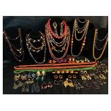 Boho Beaded Necklaces, Earrings and Rings