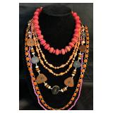 Boho Beaded Necklaces, Earrings and Rings