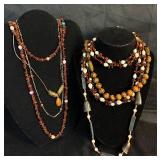 Boho Beaded Necklaces, Earrings and Rings