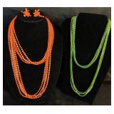 Boho Beaded Necklaces, Earrings and Rings