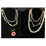 Coastal Style Beaded Necklaces, Bracelets, Rings and Earrings