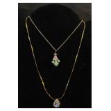 Vintage Crystal Beaded Necklaces, Earrings and Translucent Rings