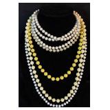 Vintage Pastel Necklaces and Earrings