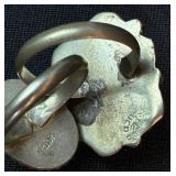 Large Assortment of Silver Tone Bracelets, Earrings and Rings