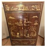 Chinoiserie 4 Drawer Armoire by Dixie Ming Tree Chinoiserie 4 Drawer Armoire by Dixie Ming Tree