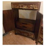 Chinoiserie 4 Drawer Armoire by Dixie Ming Tree Chinoiserie 4 Drawer Armoire by Dixie Ming Tree