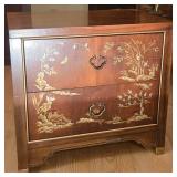 Chinoiserie 2 Drawer Nightstand by Dixie Ming Tree Chinoiserie 2 Drawer Nightstand by Dixie Ming Tree