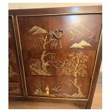Chinoiserie 9 Drawer 2 Door Dresser with Mirror by Dixie Ming Tree Chinoiserie 9 Drawer 2 Door Dresser with Mirror by Dixie Ming Tree