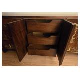 Chinoiserie 9 Drawer 2 Door Dresser with Mirror by Dixie Ming Tree Chinoiserie 9 Drawer 2 Door Dresser with Mirror by Dixie Ming Tree