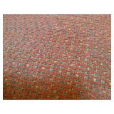 Dark Burgundy Upholstered Sofa