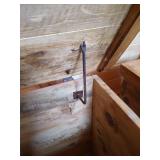 (2) Locking Rustic End Table Chests