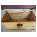 Locking Rustic Coffee Table Chest