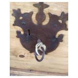 Locking Rustic Coffee Table Chest